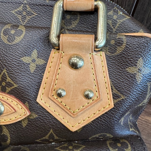 Two (2) Louis Vuitton Brown and Tan Monogram Manhattan Bags GM - Picture 6 of 6